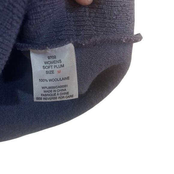 Wool rich medium 100% wool vest full zip up blue - Picture 4 of 5